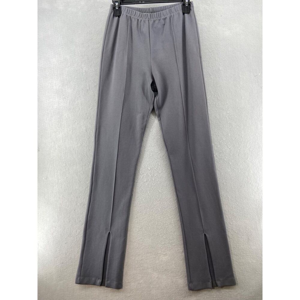 NWT Sablyn Pants Womens L Wren Split Front Legging in Thunder Gray Elastic Waist